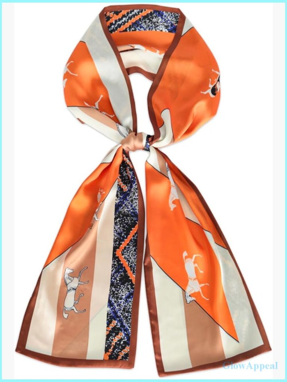 7" x 59" Multicolor Fashion Scarf - Hair Wrap Headband
